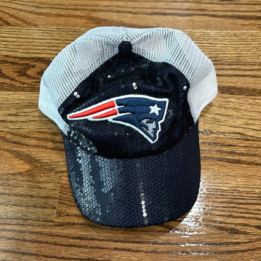 Patriots sequin hat